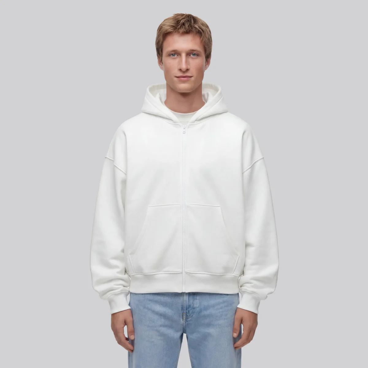 Bluza boxy rozpinana